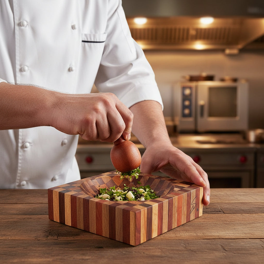 MORTERO CUBII + BOLILLO