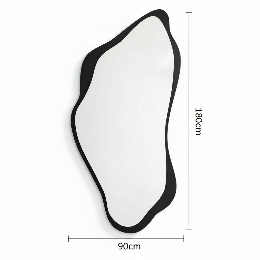 ESPEJO ORGÀNICO WAVE BLACK