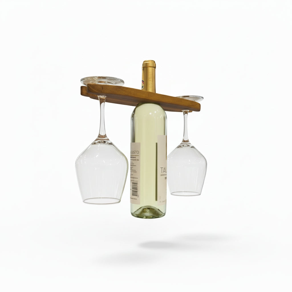 SOPORTE BOTELLAS 2 COPAS